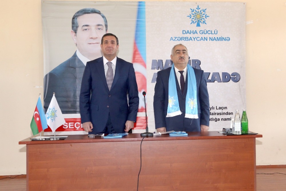 Mahir Abbaszadə bölgələrdə görüşlərə Şəkidən başladı -FOTOLAR