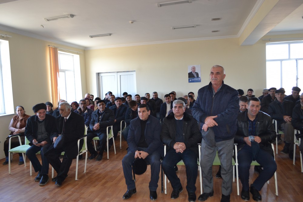  Əhliman Əmiraslanovun seçicilərlə növbəti görüşü- FOTOLAR