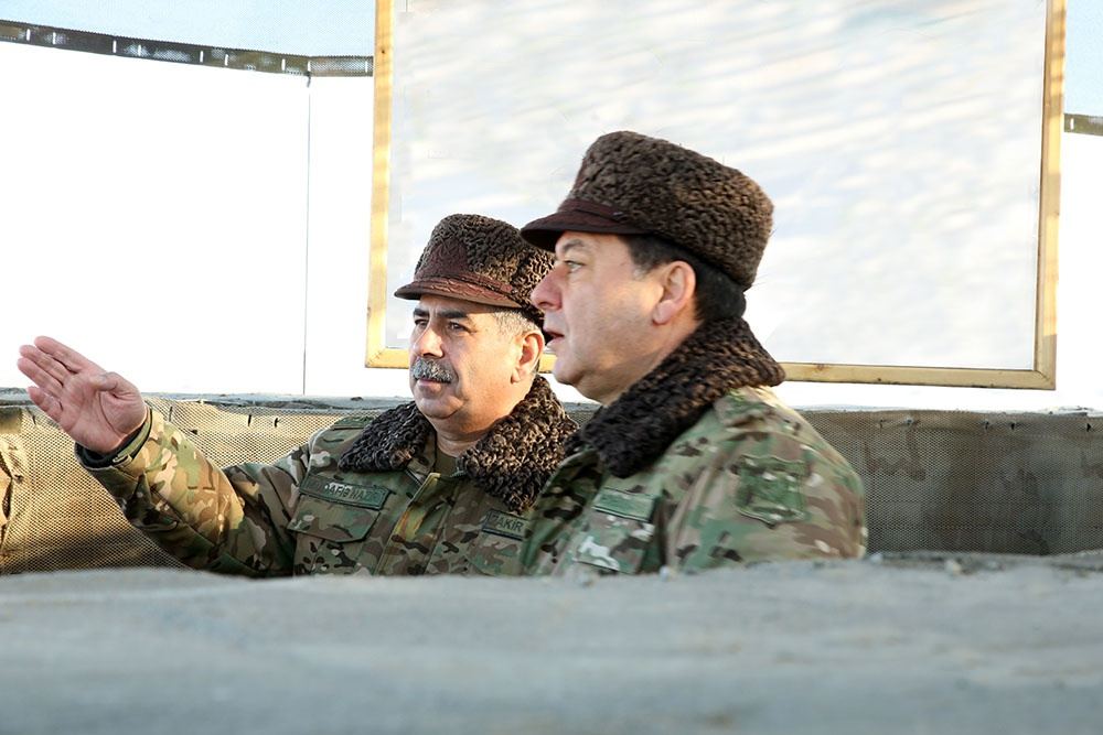 Təlim zamanı real şəraitdə ərazinin kəşfi aparılıb  (FOTO/VİDEO) - Gallery Image