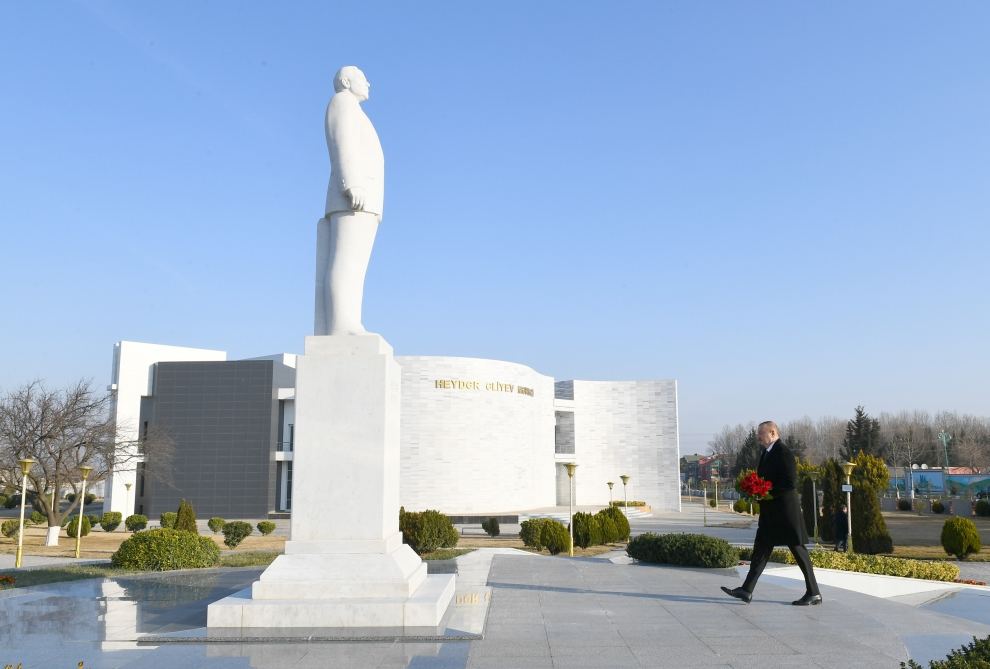 Prezident İlham Əliyev Ağstafa rayonuna səfərə gəlib (FOTO) - Gallery Image