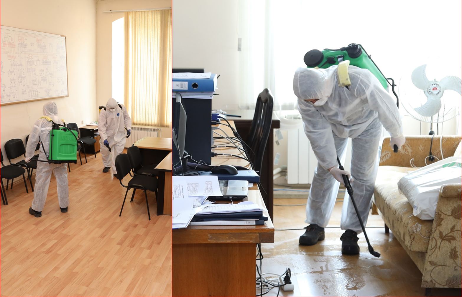 “Azərenerji”nin bütün obyektləri dezinfeksiya edilir (FOTO) - Gallery Image