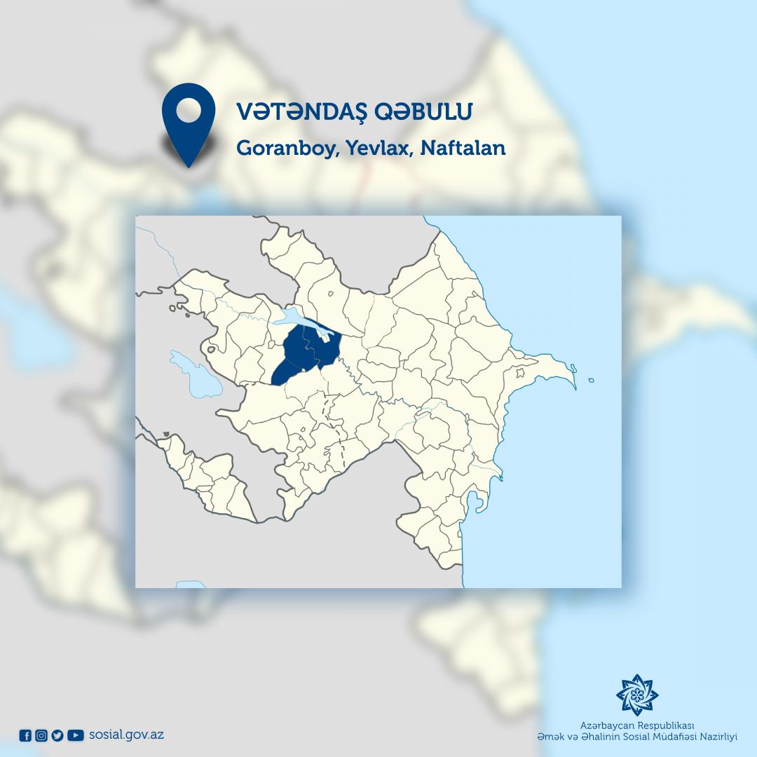 Sahil Babayevin Goranboyda, müavinlərinin Yevlax və Naftalanda keçirəcəyi vətəndaş qəbulunun vaxtı dəyişdirilib - FOTO - Gallery Image