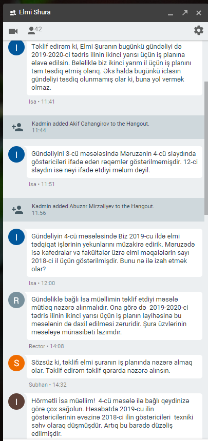 AzTU Elmi Şurasının onlayn iclası keçirildi (FOTO) - Gallery Image