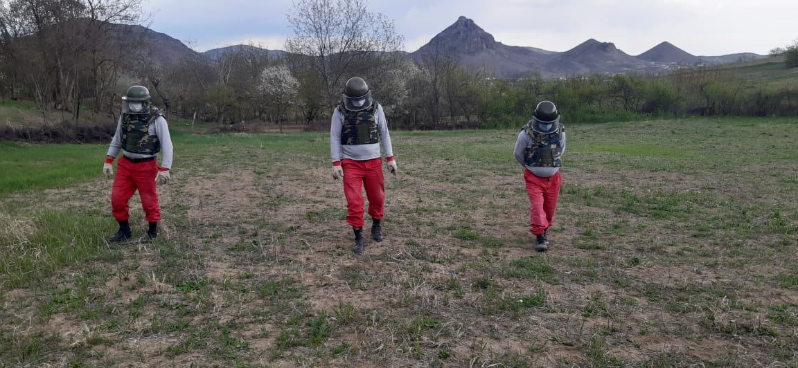 Tovuzda top mərmisinin qalıqları tapılıb (FOTO) - Gallery Image