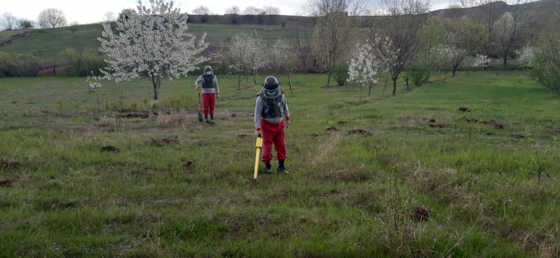 Tovuzda top mərmisinin qalıqları tapılıb (FOTO) - Gallery Image