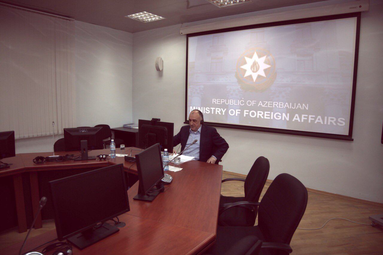 Azərbaycan və Ermənistan Xarici İşlər nazirlərinin videokonfrans formasında görüşü keçirilir (FOTO) - Gallery Image