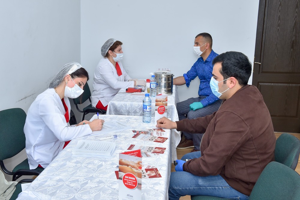 “Azərsu” qanvermə aksiyasına qoşuldu- FOTOLAR