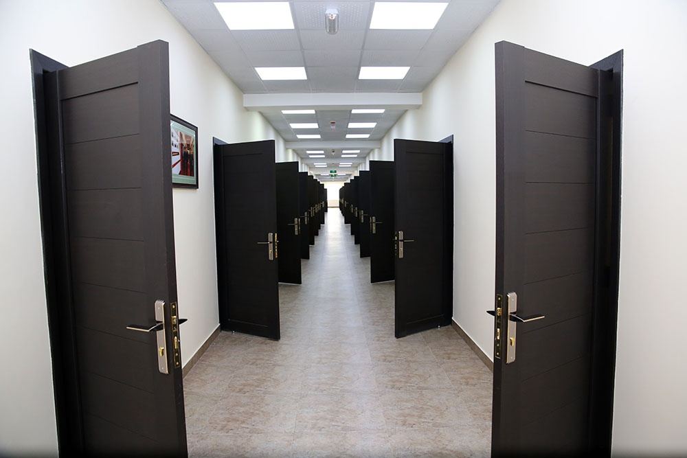 Cəbhəboyu zonada tikintisi yekunlaşmaqda olan hərbi hissəyə baxış keçirilib (FOTO/VİDEO) - Gallery Image