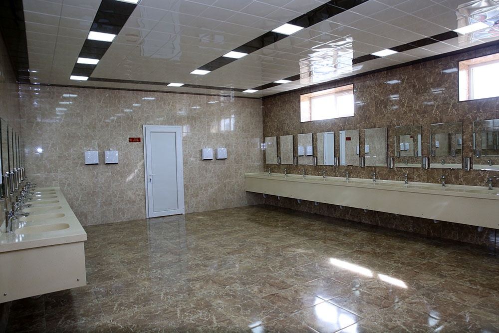 Cəbhəboyu zonada tikintisi yekunlaşmaqda olan hərbi hissəyə baxış keçirilib (FOTO/VİDEO) - Gallery Image