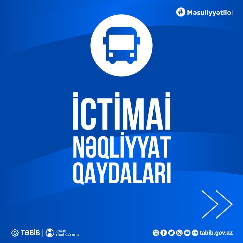 İctimai nəqliyyatda koronavirus profilaktikasına dair yeni QAYDALAR (FOTO) - Gallery Image