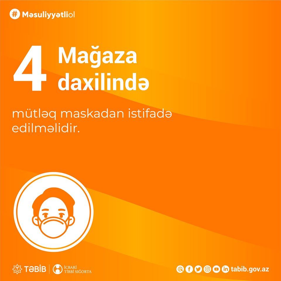 Satıcı və alıcılar üçün koronavirus profilaktikasına dair yeni QAYDALAR (FOTO) - Gallery Image