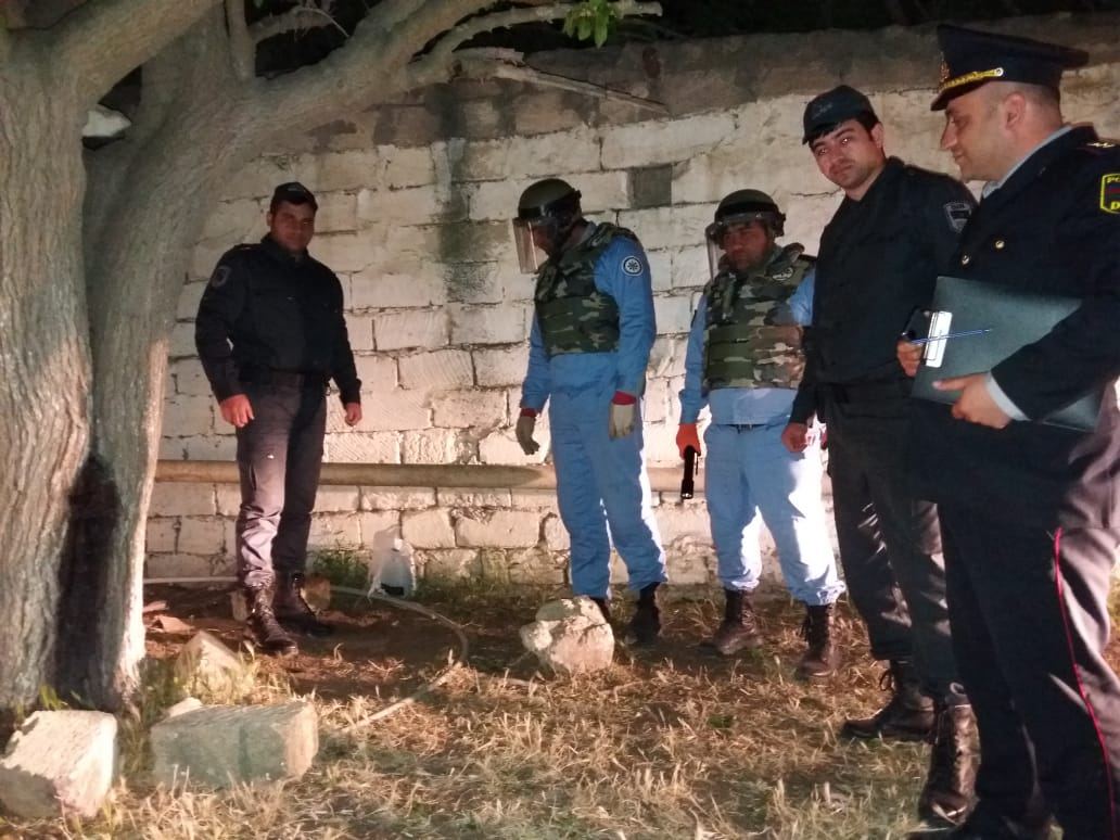 Nardaranda F-1 əl qumbarası aşkar olunub (FOTO) - Gallery Image