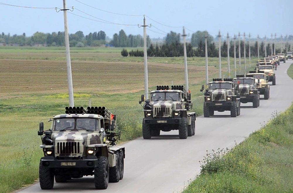 Əməliyyat-taktiki raket kompleksləri təlimə cəlb edilib (FOTO/VİDEO) - Gallery Image