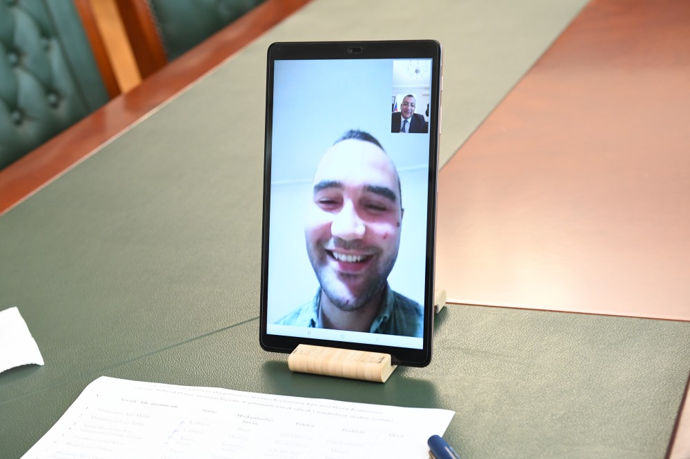 Rövşən Rzayev növbəti videoqəbul keçirdi- FOTO