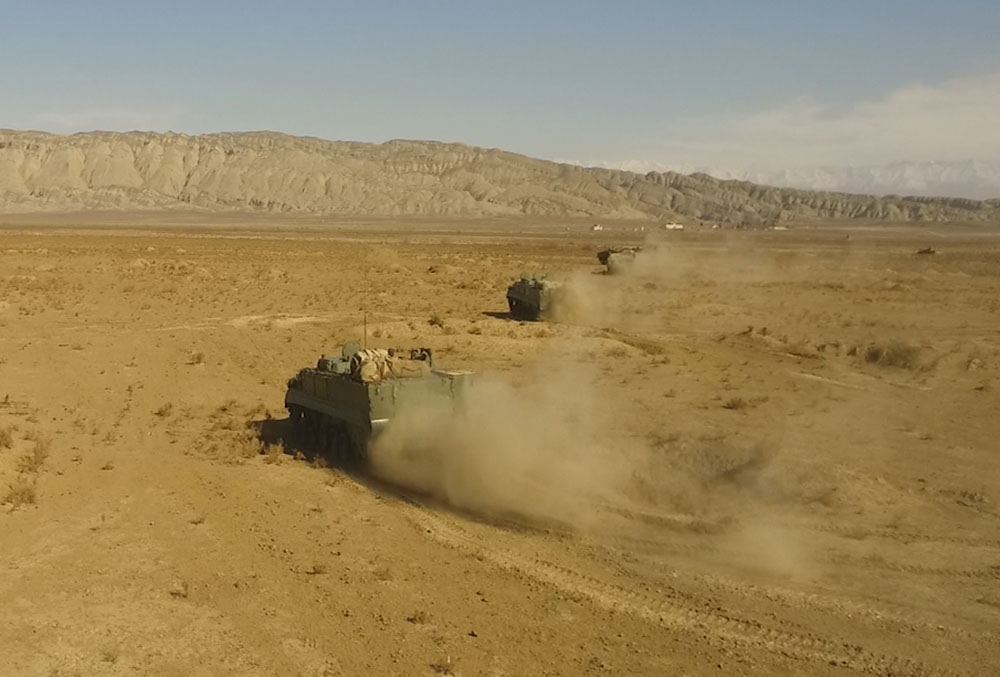 Təlimlərdə qoşunların yerdəyişməsi icra olunub (FOTO/VİDEO) - Gallery Image