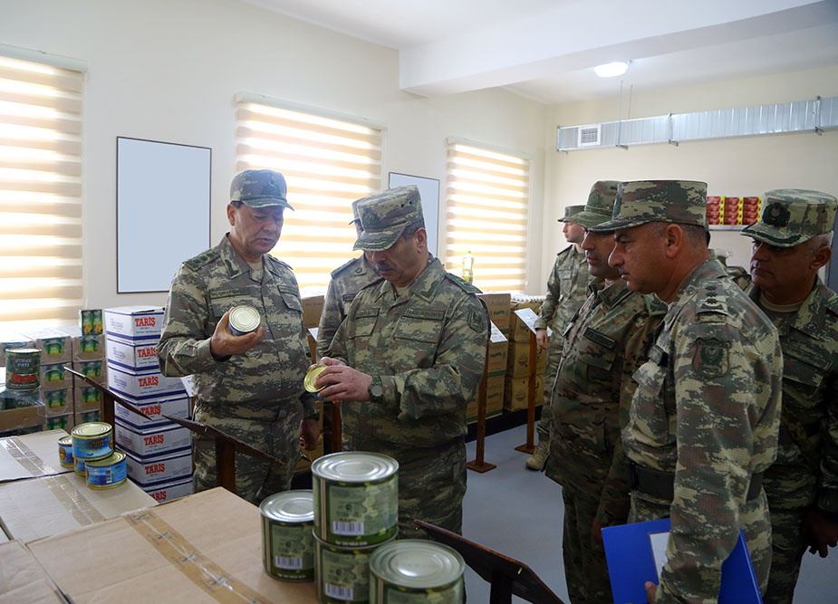 Cəbhəboyu zonada yeni inşa edilmiş hərbi hissələrin açılışı və tikintisi davam etdirilən obyektlərə baxış keçirilib (FOTO/VİDEO) - Gallery Image