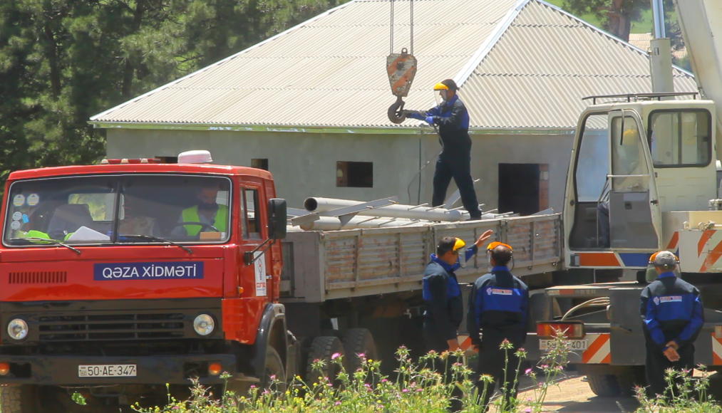 Cəlilabadda 7 kəndin elektrik enerji sistemi yenidən qurulur (FOTO/VİDEO) - Gallery Image