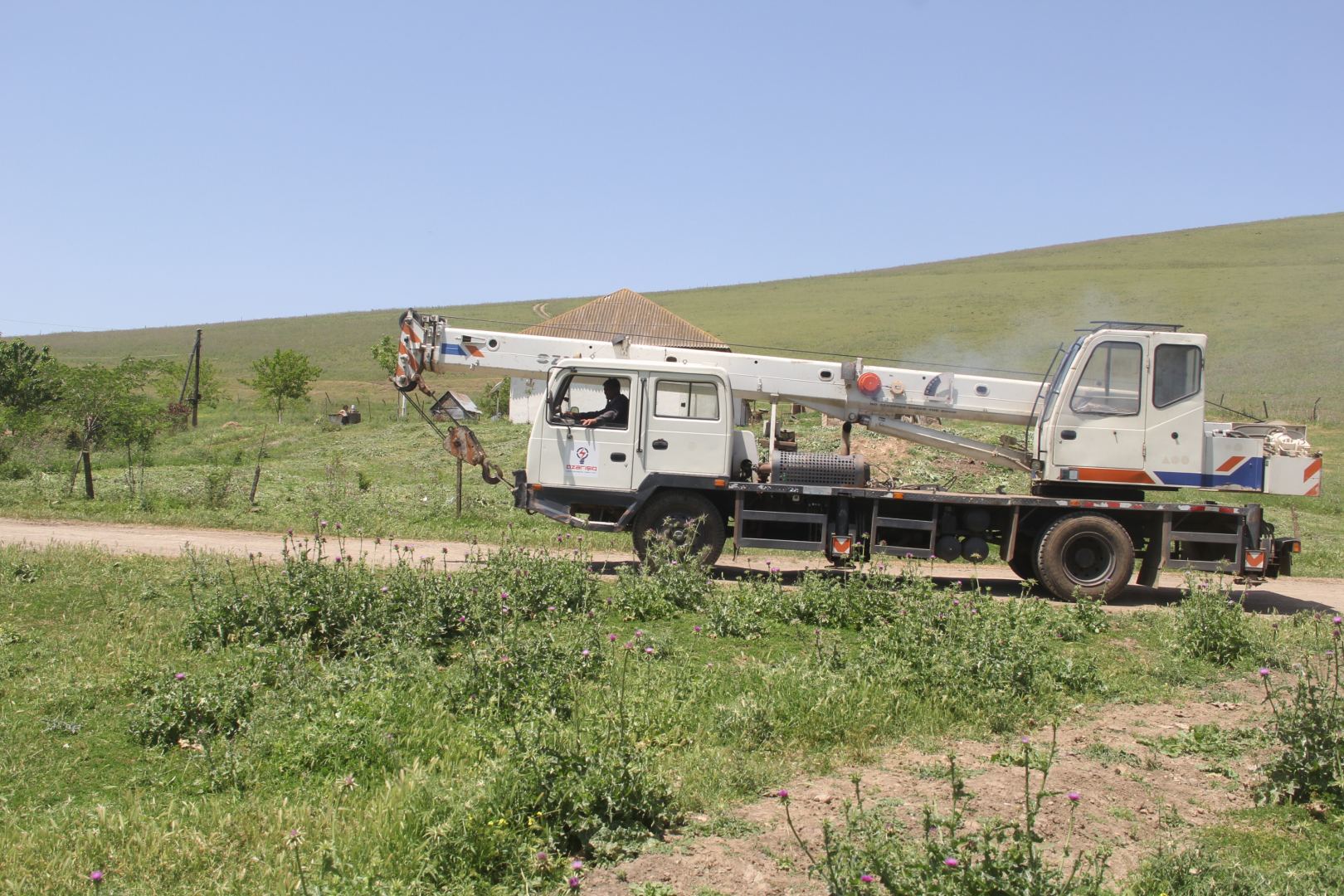 Cəlilabadda 7 kəndin elektrik enerji sistemi yenidən qurulur (FOTO/VİDEO) - Gallery Image