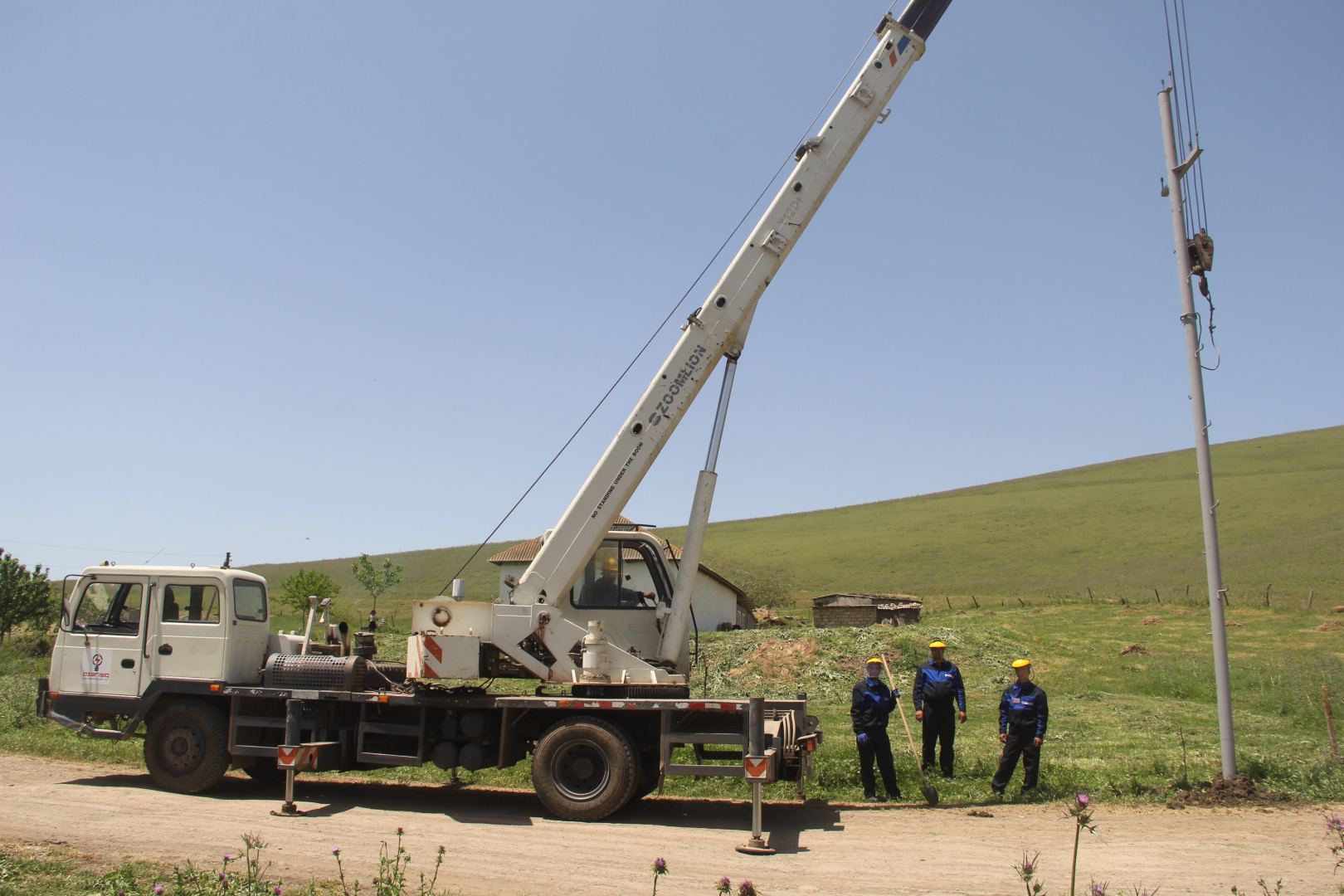 Cəlilabadda 7 kəndin elektrik enerji sistemi yenidən qurulur (FOTO/VİDEO) - Gallery Image