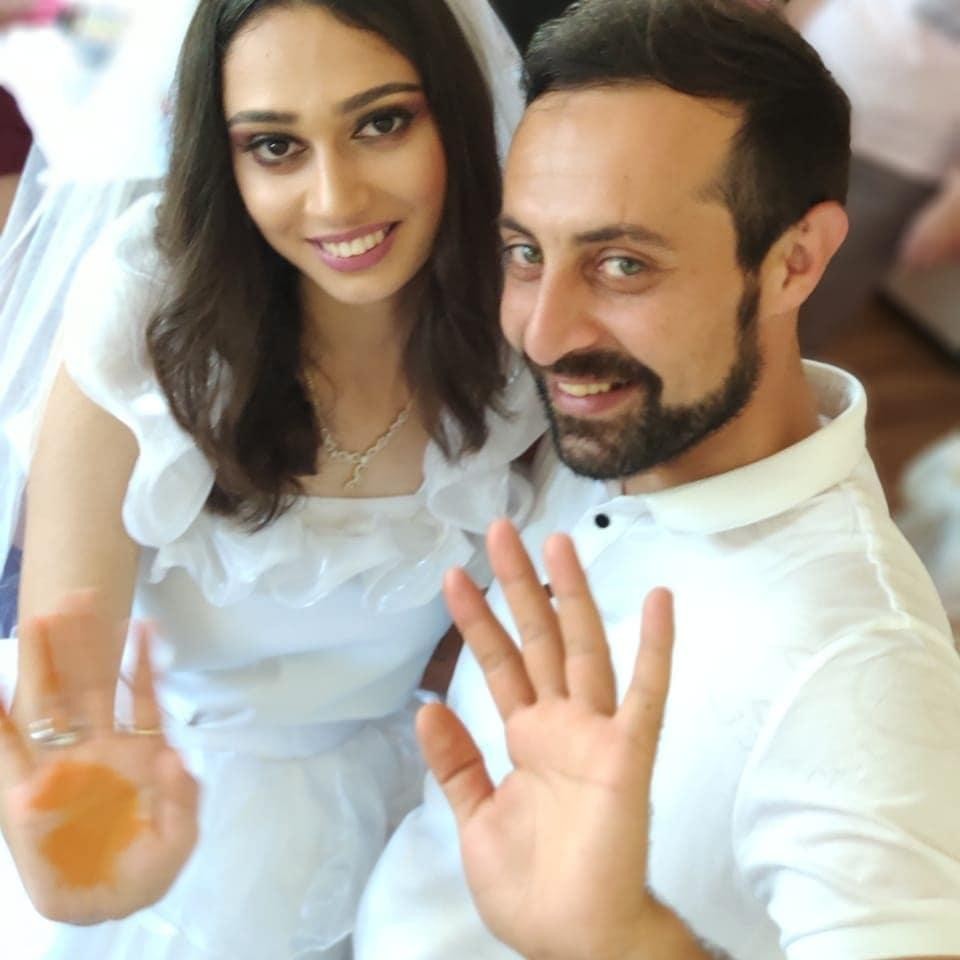 Bakıda bu cütlük karantin vaxtı toy etdi- FOTOLAR