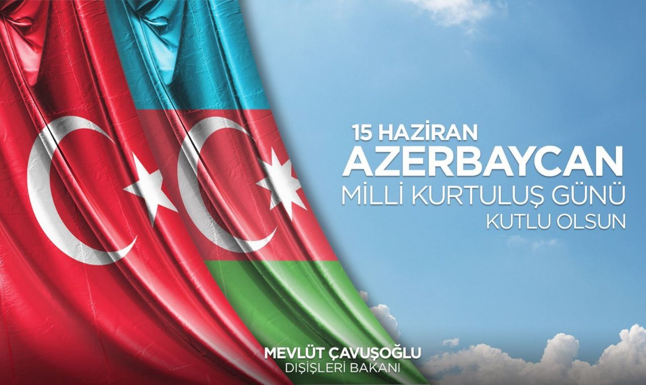 Mövlud Çavuşoğlu Milli Qurtuluş Günü münasibətilə Azərbaycanı təbrik edib - Gallery Image