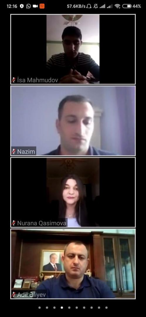 Milli Məclisin Gənclər və idman komitəsi gənclərlə onlayn konfrans keçirib (FOTO) - Gallery Image