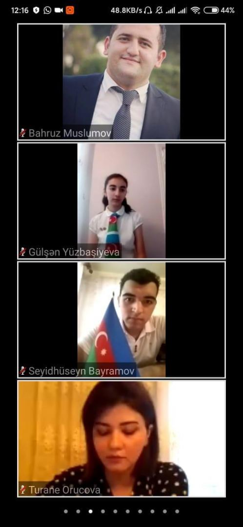 Milli Məclisin Gənclər və idman komitəsi gənclərlə onlayn konfrans keçirib (FOTO) - Gallery Image