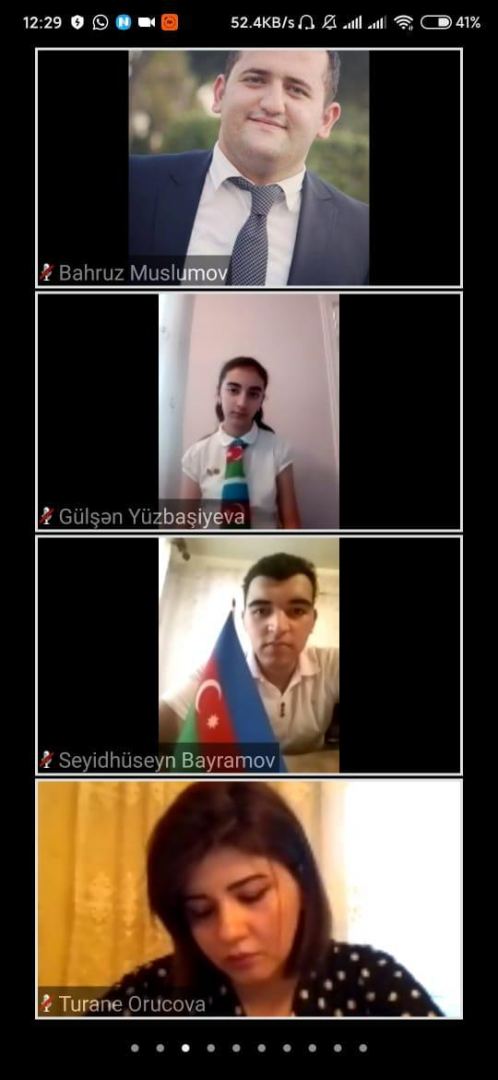 Milli Məclisin Gənclər və idman komitəsi gənclərlə onlayn konfrans keçirib (FOTO) - Gallery Image