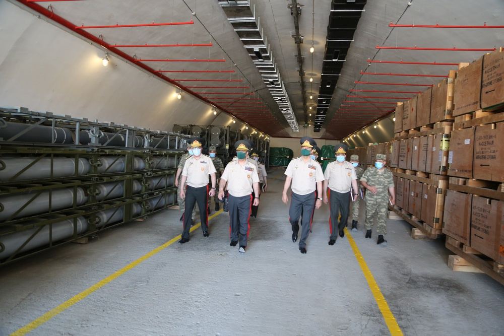 Yeni hərbi şəhərcik kompleksi istifadəyə verilib (FOTO) - Gallery Image