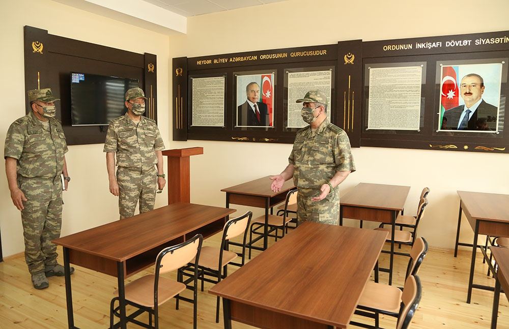 Cəbhəboyu zonada yeni hərbi hissənin açılışı olub (FOTO/VİDEO) - Gallery Image