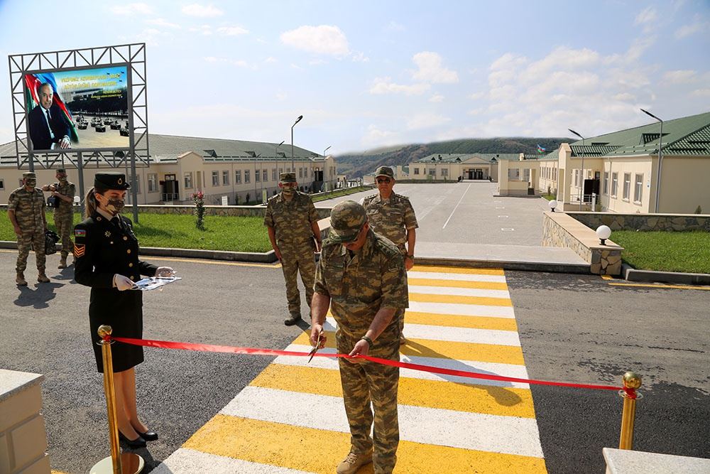 Cəbhəboyu zonada yeni hərbi hissənin açılışı olub (FOTO/VİDEO) - Gallery Image