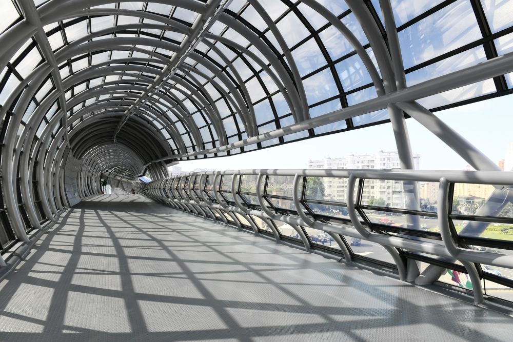 Prezident İlham Əliyev Bakının Neapol küçəsindəki yerüstü piyada keçidinin açılışında iştirak edib (FOTO) - Gallery Image