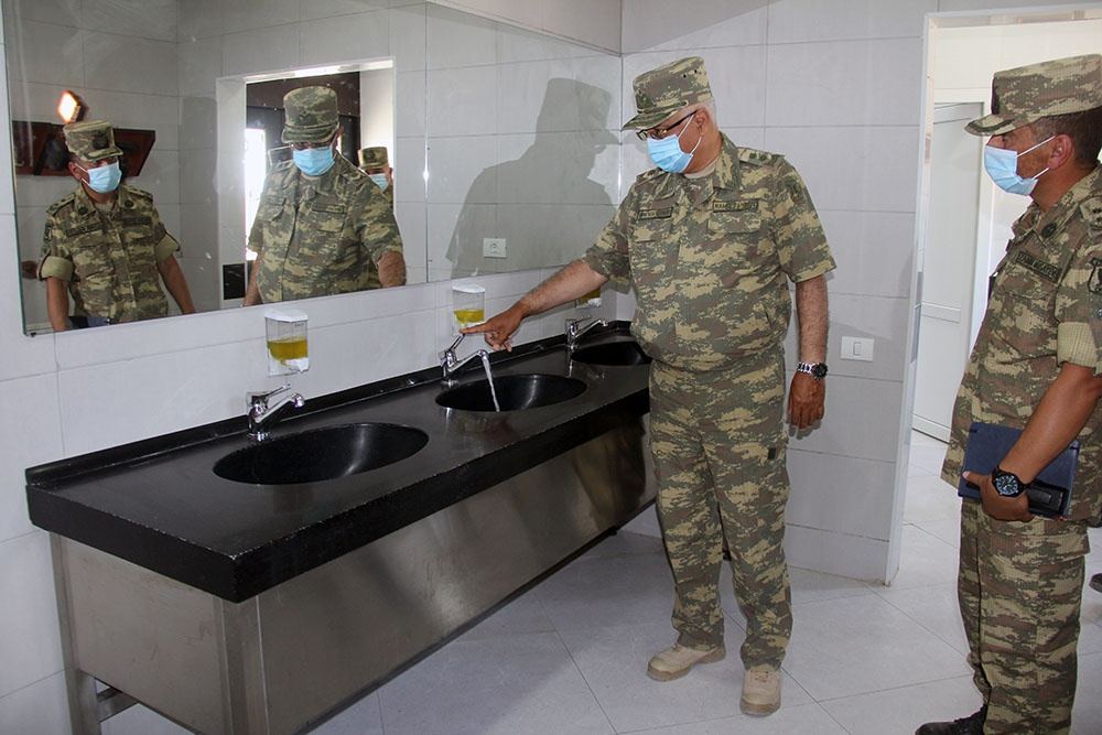 HHQ-nin cəbhəboyu zonada yerləşən növbəti hərbi hissəsi açılıb (FOTO) - Gallery Image