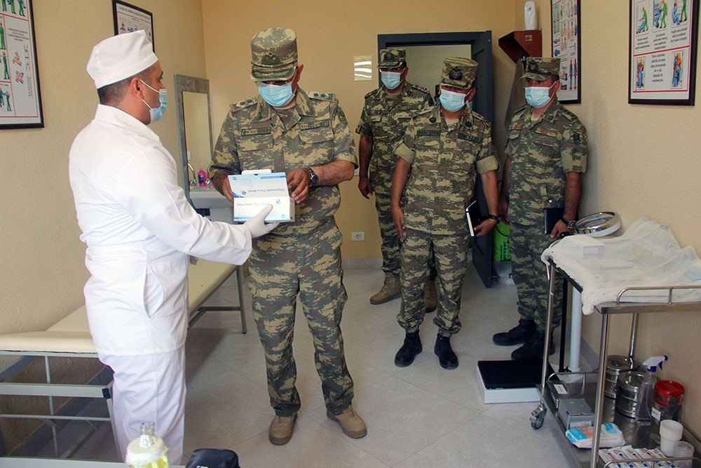 HHQ-nin cəbhəboyu zonada yerləşən növbəti hərbi hissəsi açılıb (FOTO) - Gallery Image