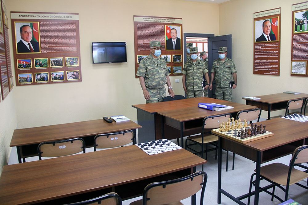 HHQ-nin cəbhəboyu zonada yerləşən növbəti hərbi hissəsi açılıb (FOTO) - Gallery Image