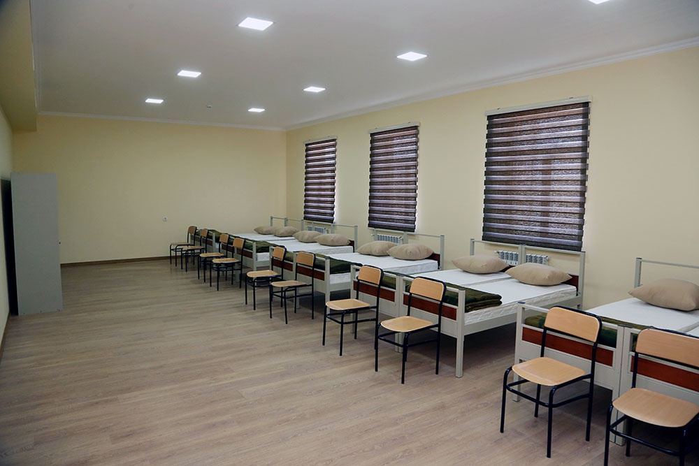 Müdafiə Nazirliyinin növbəti hərbi hissələrindən birinin açılışı olub (FOTO) - Gallery Image