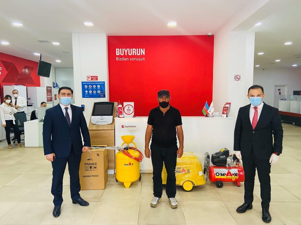 Kapital Bank biznesə başlamaq üçün daha 30 nəfərə dəstək göstərib Kapital Bank biznesə başlamaq üçün daha 30 nəfərə dəstək göstərib