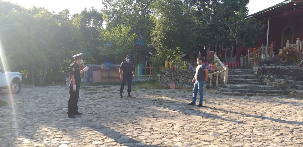Polis İsmayıllıda istirahət mərkəzlərinin sahiblərinə xəbərdarlıq etdi (FOTO) - Gallery Image