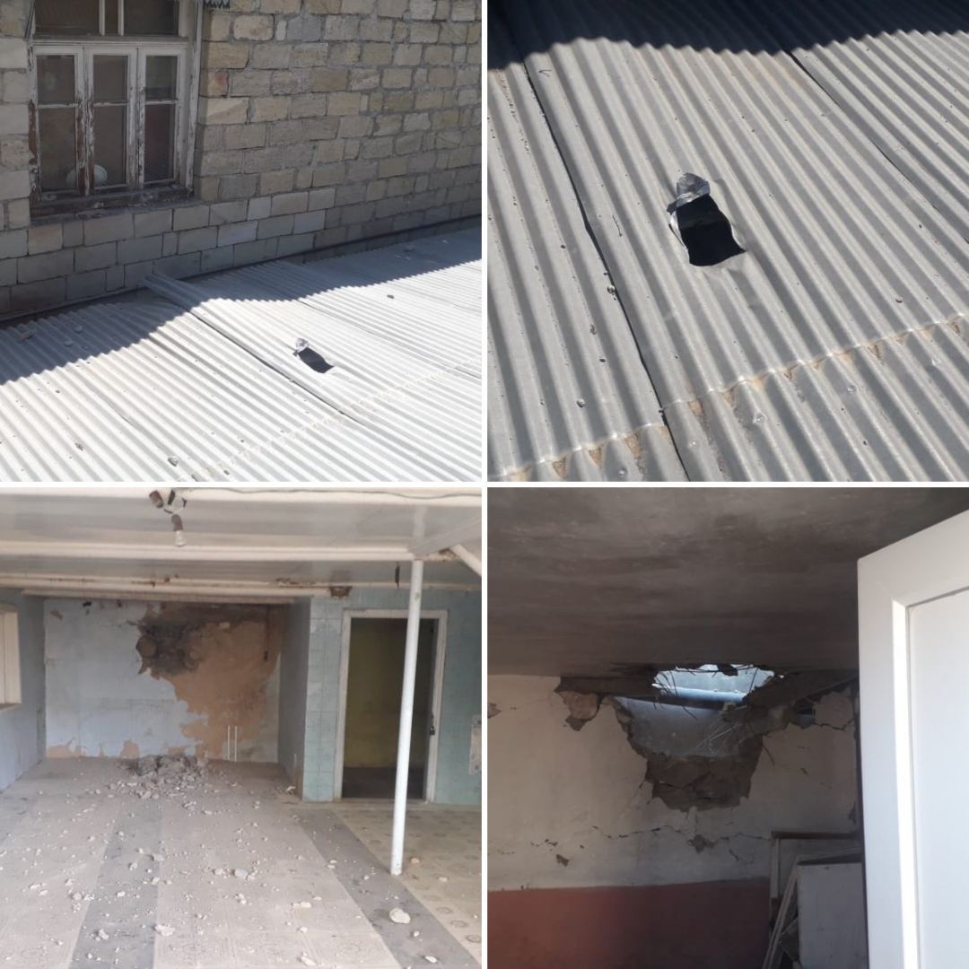 Ermənilərin atəşləri nəticəsində dağılan evlər (FOTO) - Gallery Image