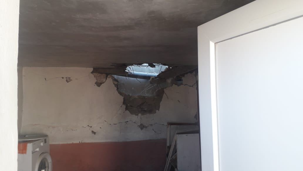 Ermənilərin atəşləri nəticəsində dağılan evlər (FOTO) - Gallery Image