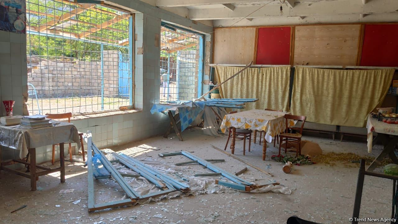 Ermənilərin atəşləri nəticəsində dağılan evlər (FOTO) - Gallery Image