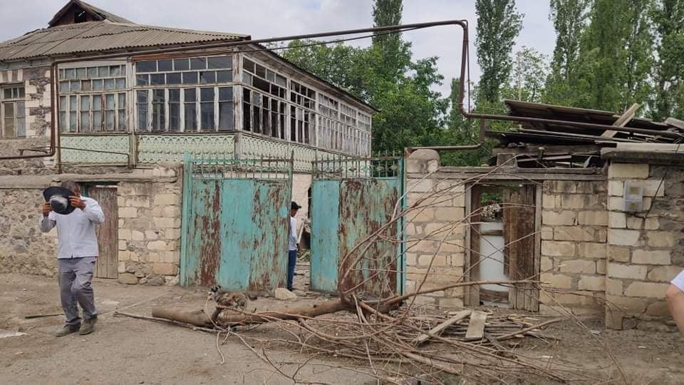 Ermənilərin atəşləri nəticəsində dağılan evlər (FOTO) - Gallery Image