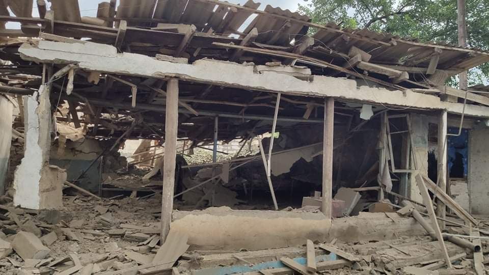 Ermənilərin atəşləri nəticəsində dağılan evlər (FOTO) - Gallery Image