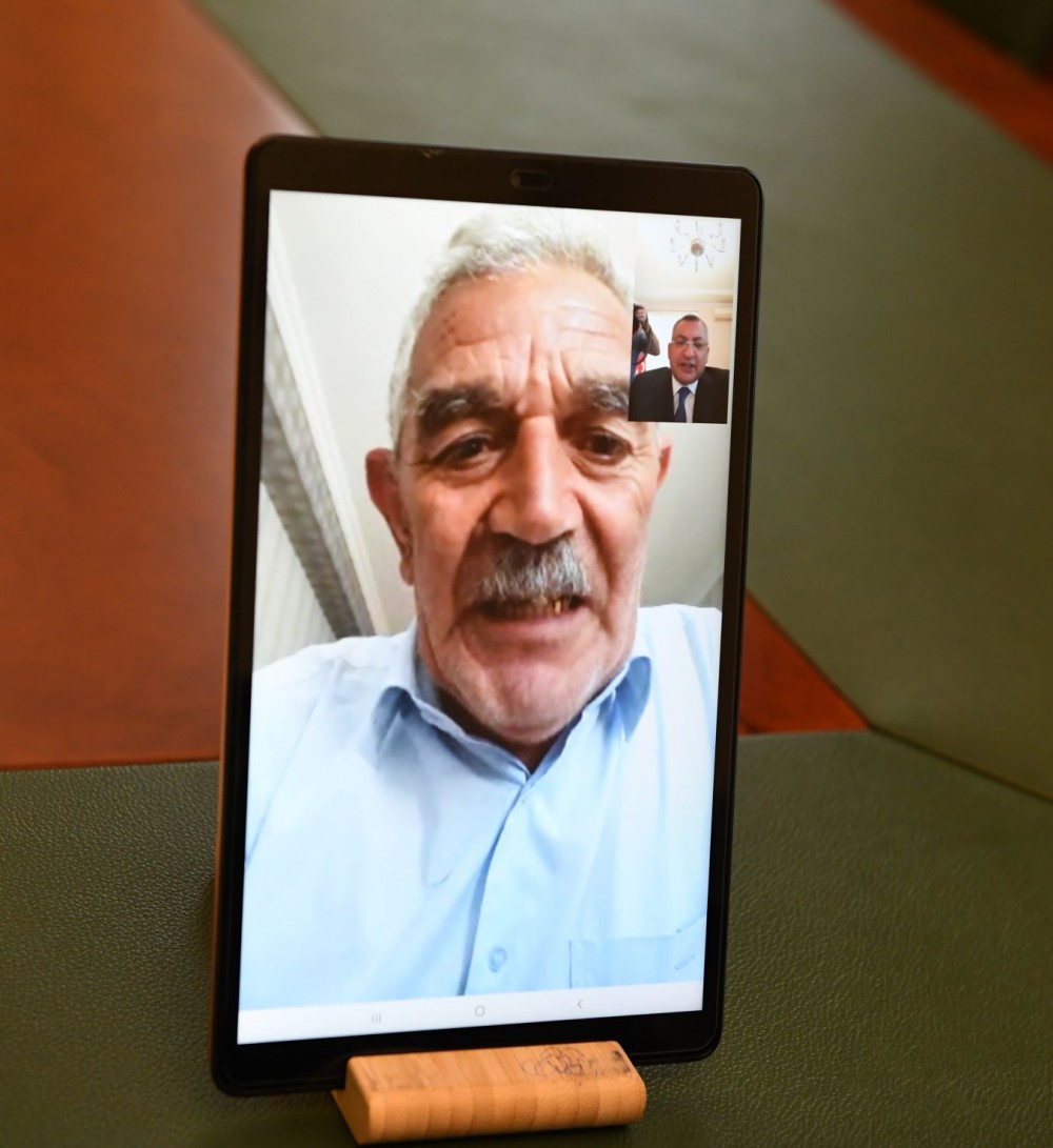 Dövlət Komitəsinin sədri videoqəbul keçirib- FOTO