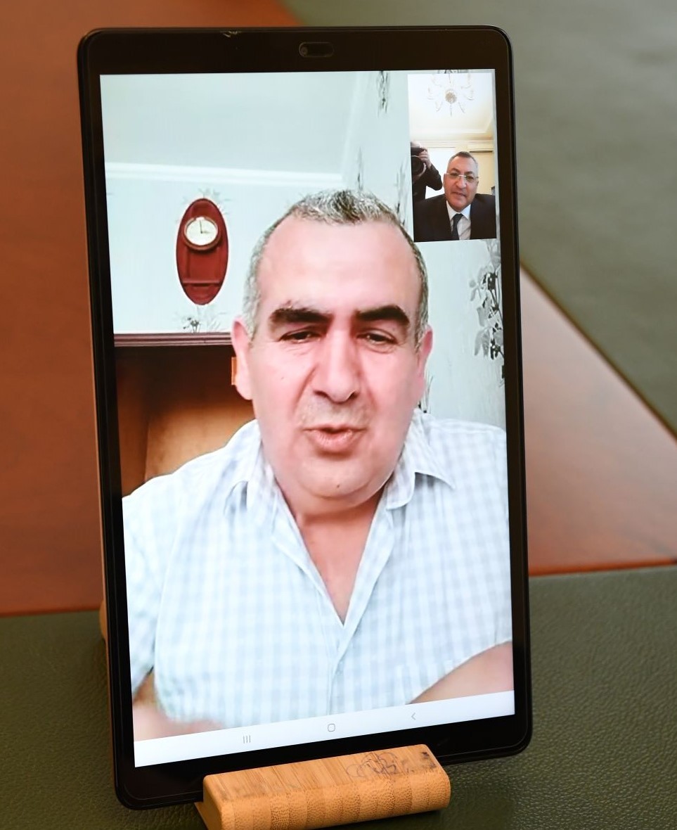 Dövlət Komitəsinin sədri növbəti videoqəbul keçirib- FOTO