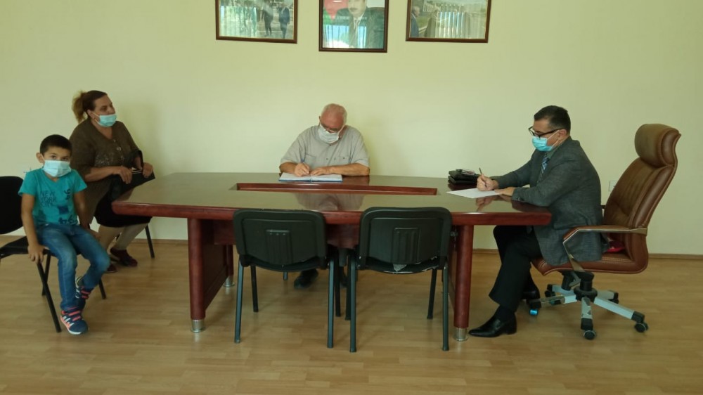 Deputat seçildiyi rayona səfər edib- FOTO