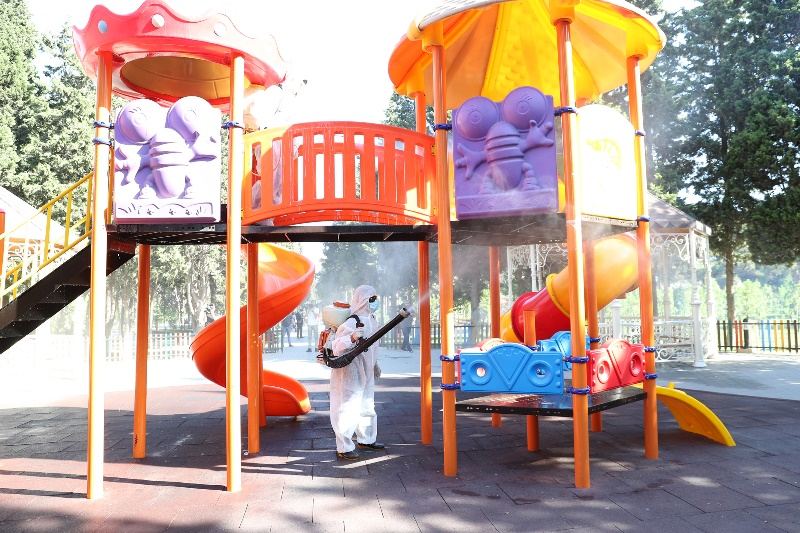 Bakıda 552 küçə dezinfeksiya edilib (FOTO) - Gallery Image