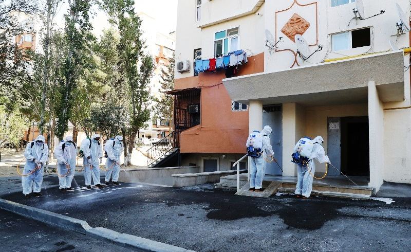 Bakıda 552 küçə dezinfeksiya edilib (FOTO) - Gallery Image