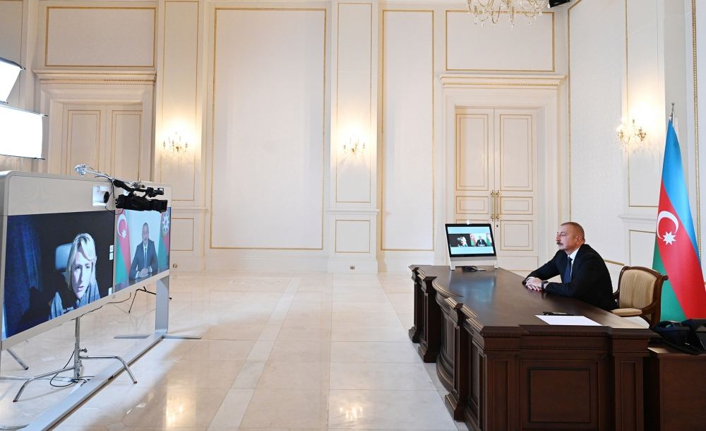 Azərbaycan Prezidenti İlham Əliyevin “Sky News” televiziya kanalına müsahibəsi (FOTO) - Gallery Image