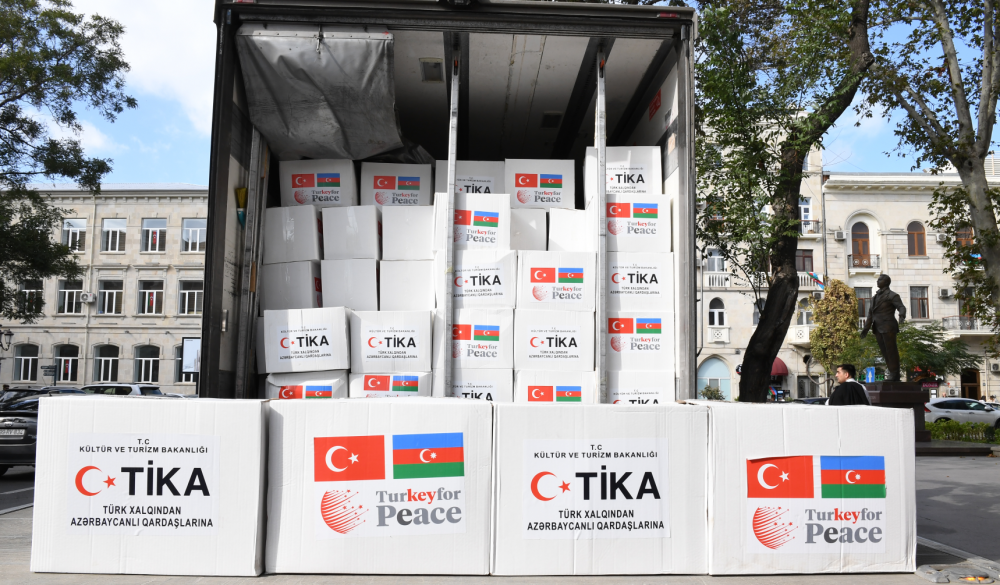 Məcburi köçkünlərə 40 ton ərzaq yardımı göndərilib- FOTOLAR
